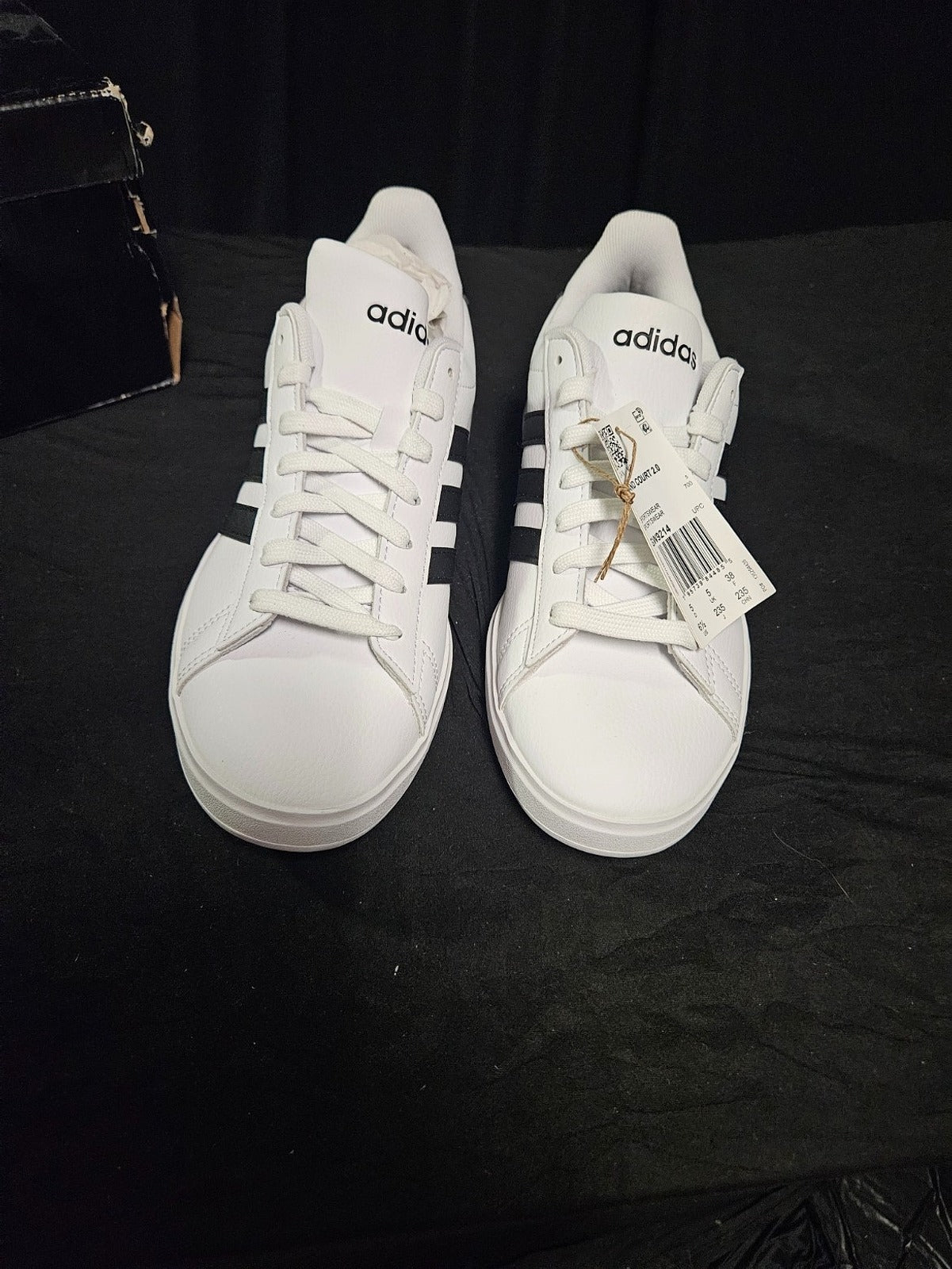 Size 6.5 - Adidas Grand Court 2.0 WHT/BLK NIB