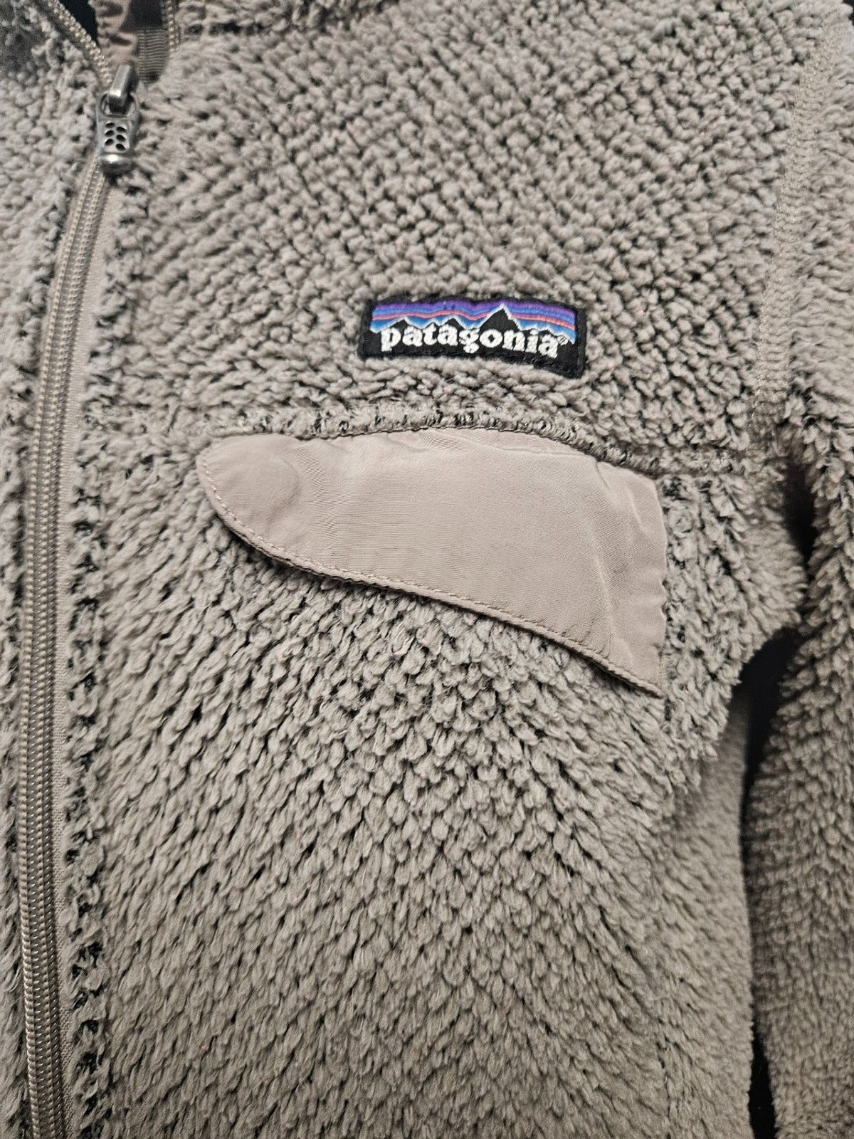 PATAGONIA WOMENS XS RETRO-XSTYLE SHERPA FLEECE ZIP UP USED