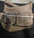 WOMEN'S ROSSETTI TAN FAUX LEATHER SHOULDERBAG NWOT