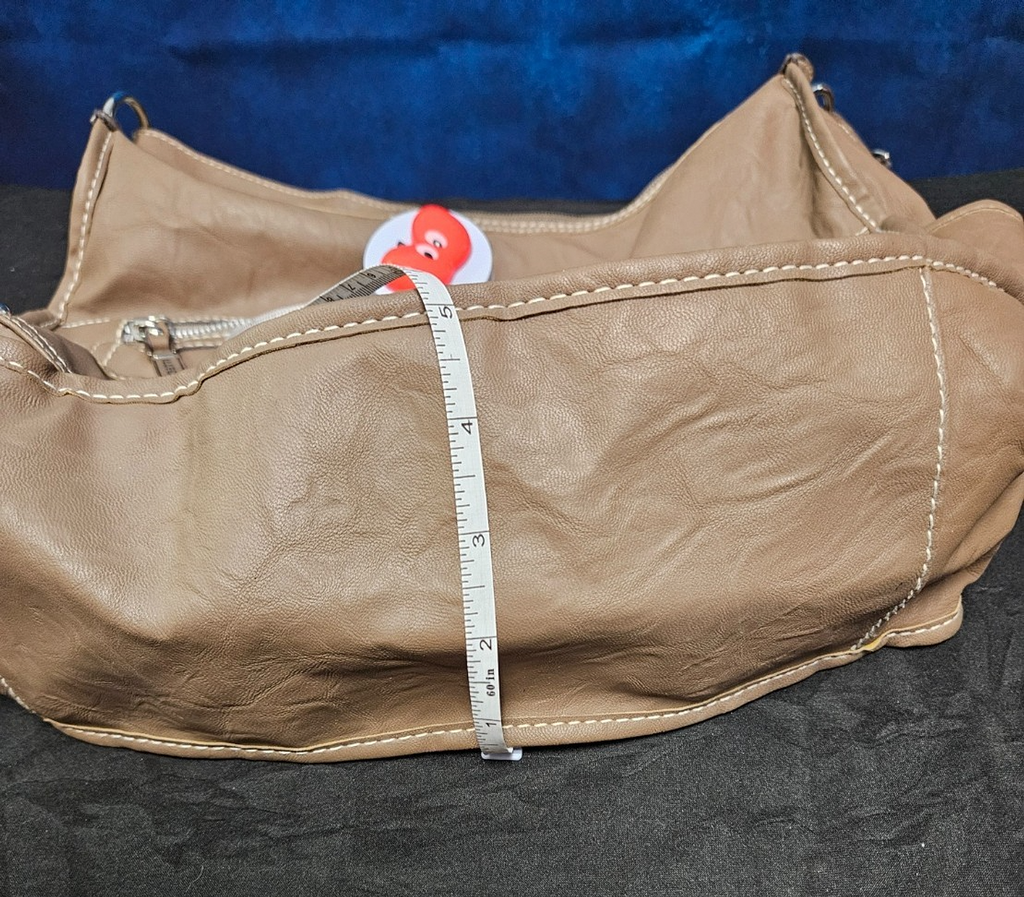 WOMEN'S ROSSETTI TAN FAUX LEATHER SHOULDERBAG NWOT