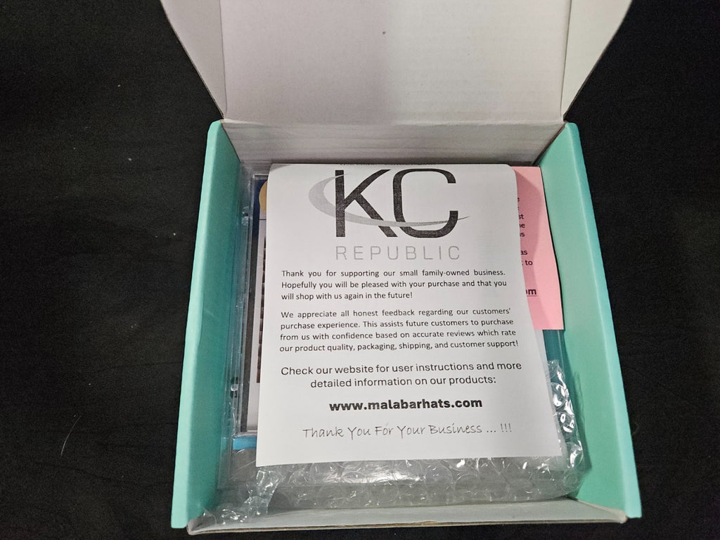 KC REPUBLIC PREMIUM BRN EYE BROW KIT & 2 PC TWEEZER SET NEW IN BOX