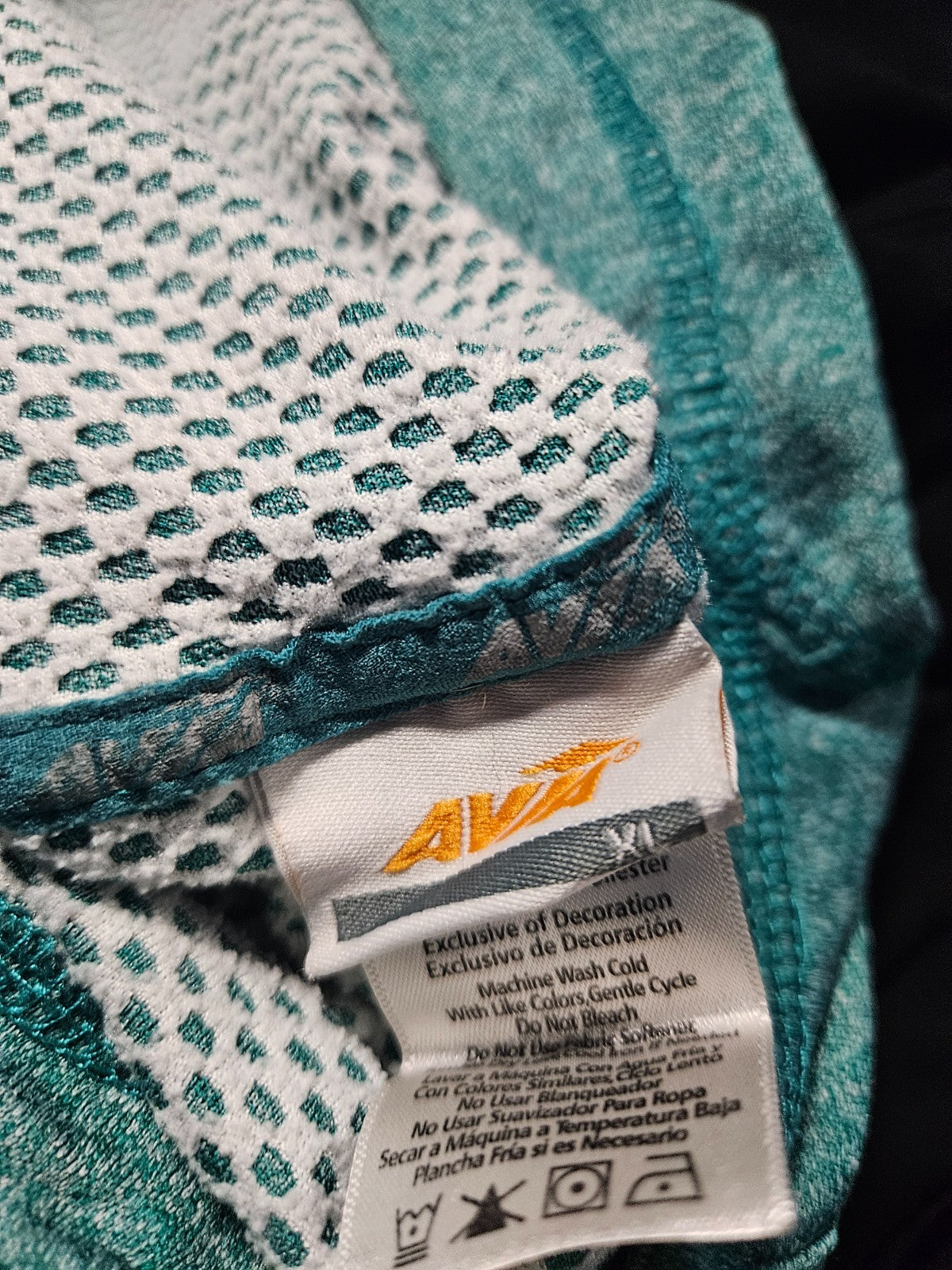 WOMEN'S AVIA XL TEAL GREEN PERFORMANCE SWEATSHIRT