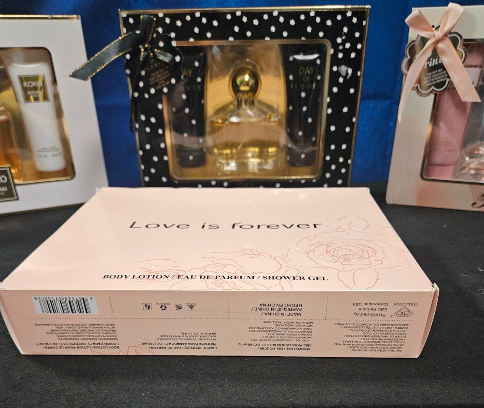 LOVE IS FOREVER BODY LOTION, EAU DE PARFUM, SHOWER GEL SET