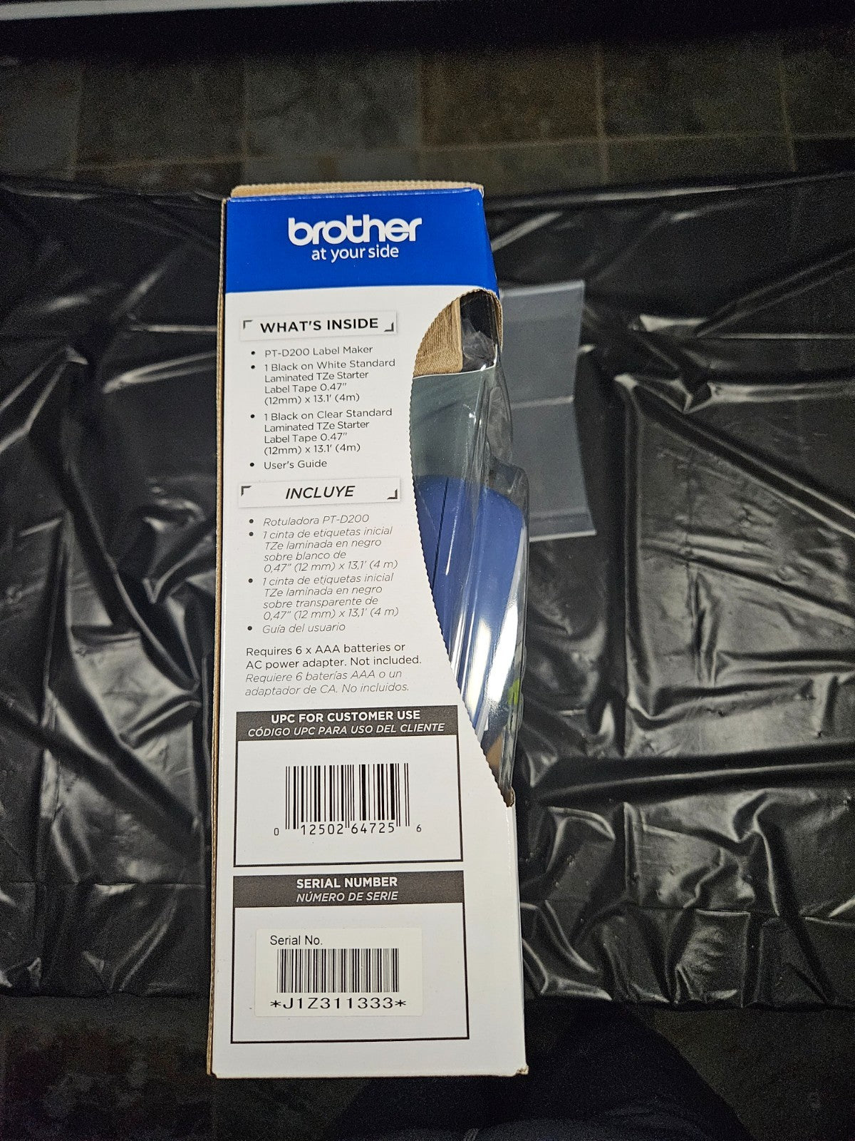 BROTHER P-Touch PT-D200G Desktop Label Maker For Home & Office New In Box