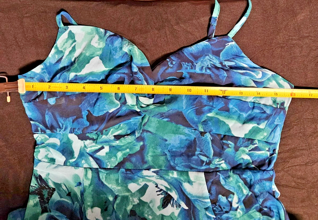LULUS SIZE M FLORAL SPLIT HEM TANK MIDI DRESS NWT WEDDING/COCKTAIL NWT