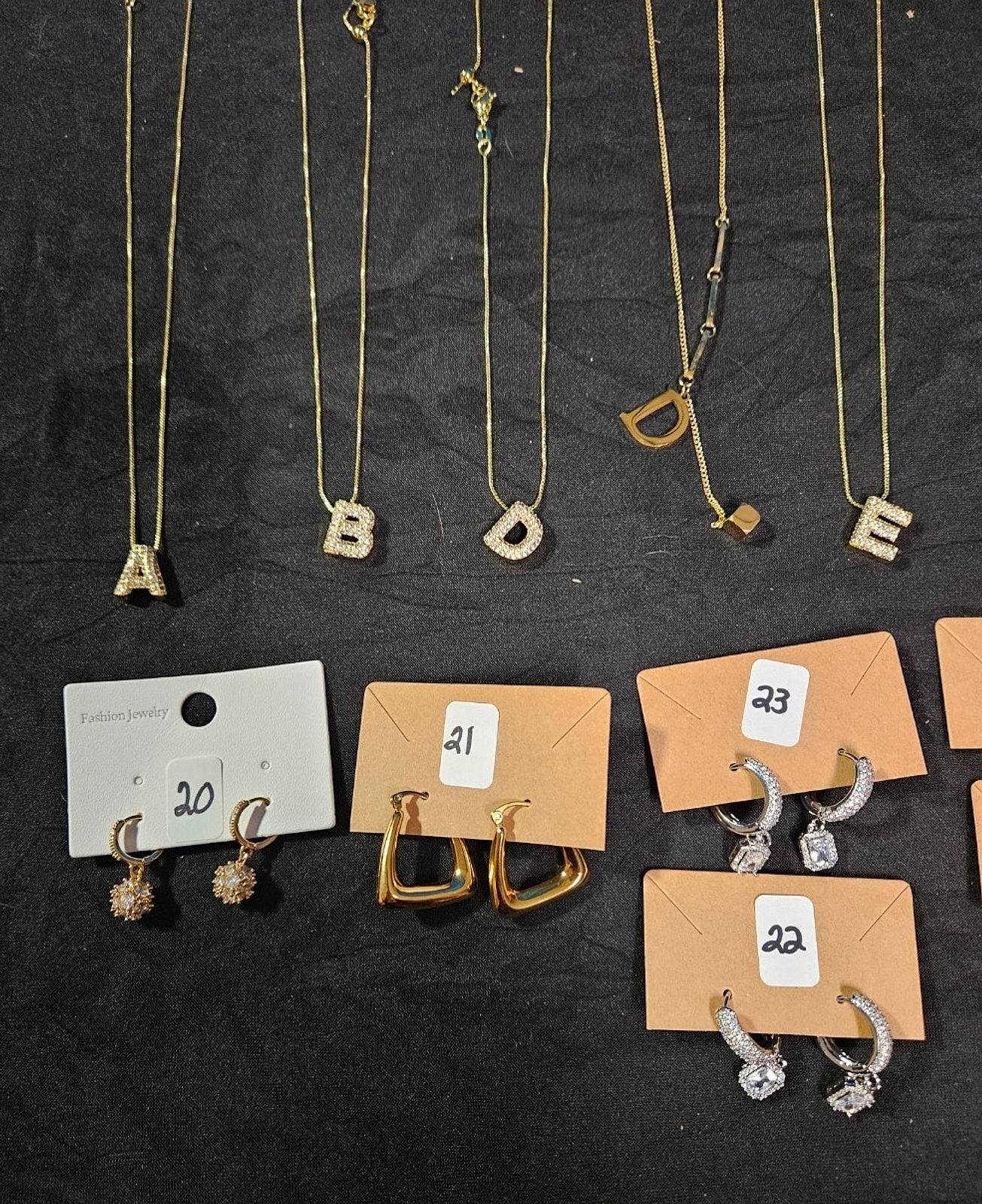 NECKLACE & EARRING BUNDLES YOUR CHOICE STAINLESS, CZ, MULTI-STONES INDICATE #'S