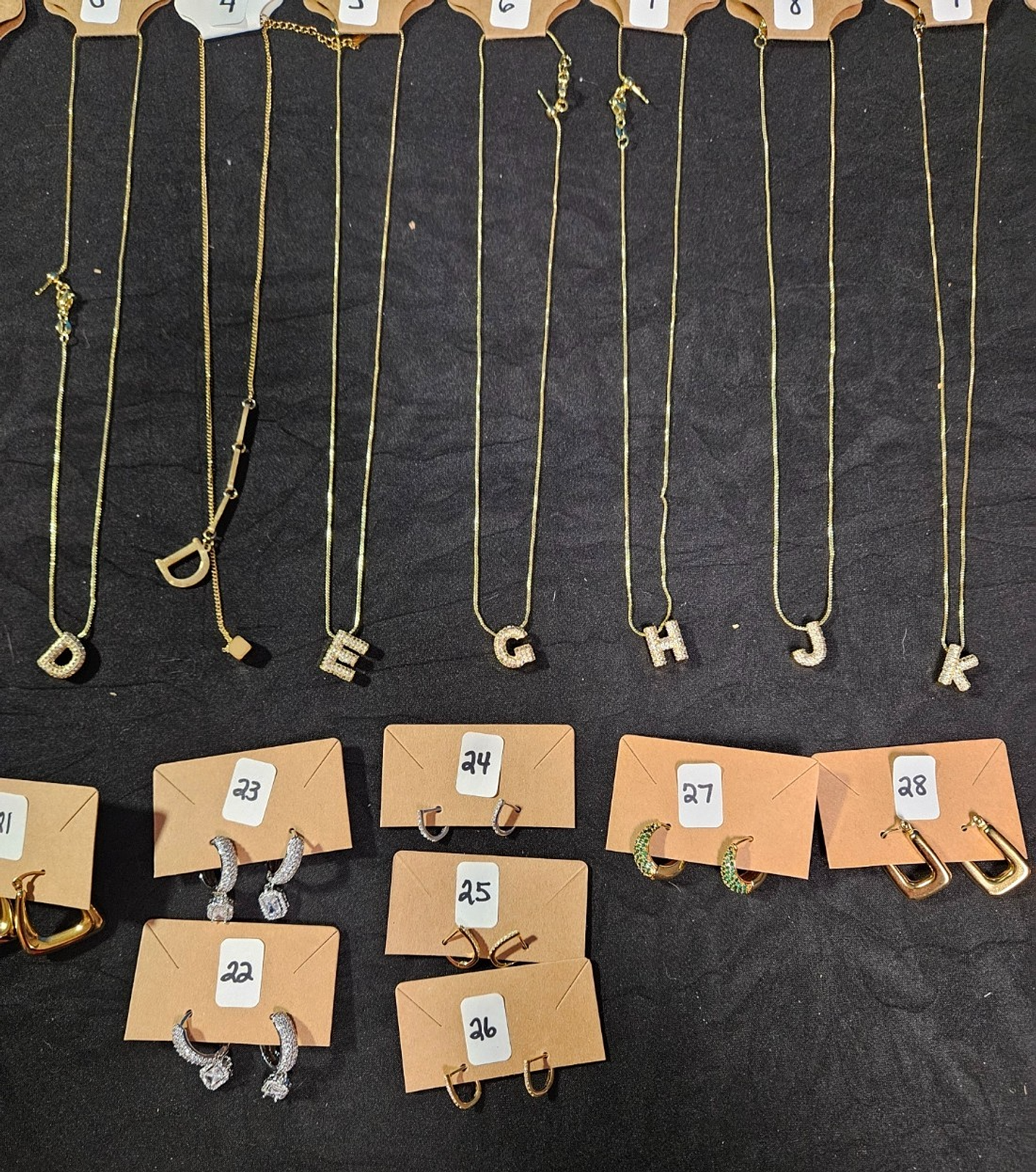 NECKLACE & EARRING BUNDLES YOUR CHOICE STAINLESS, CZ, MULTI-STONES INDICATE #'S