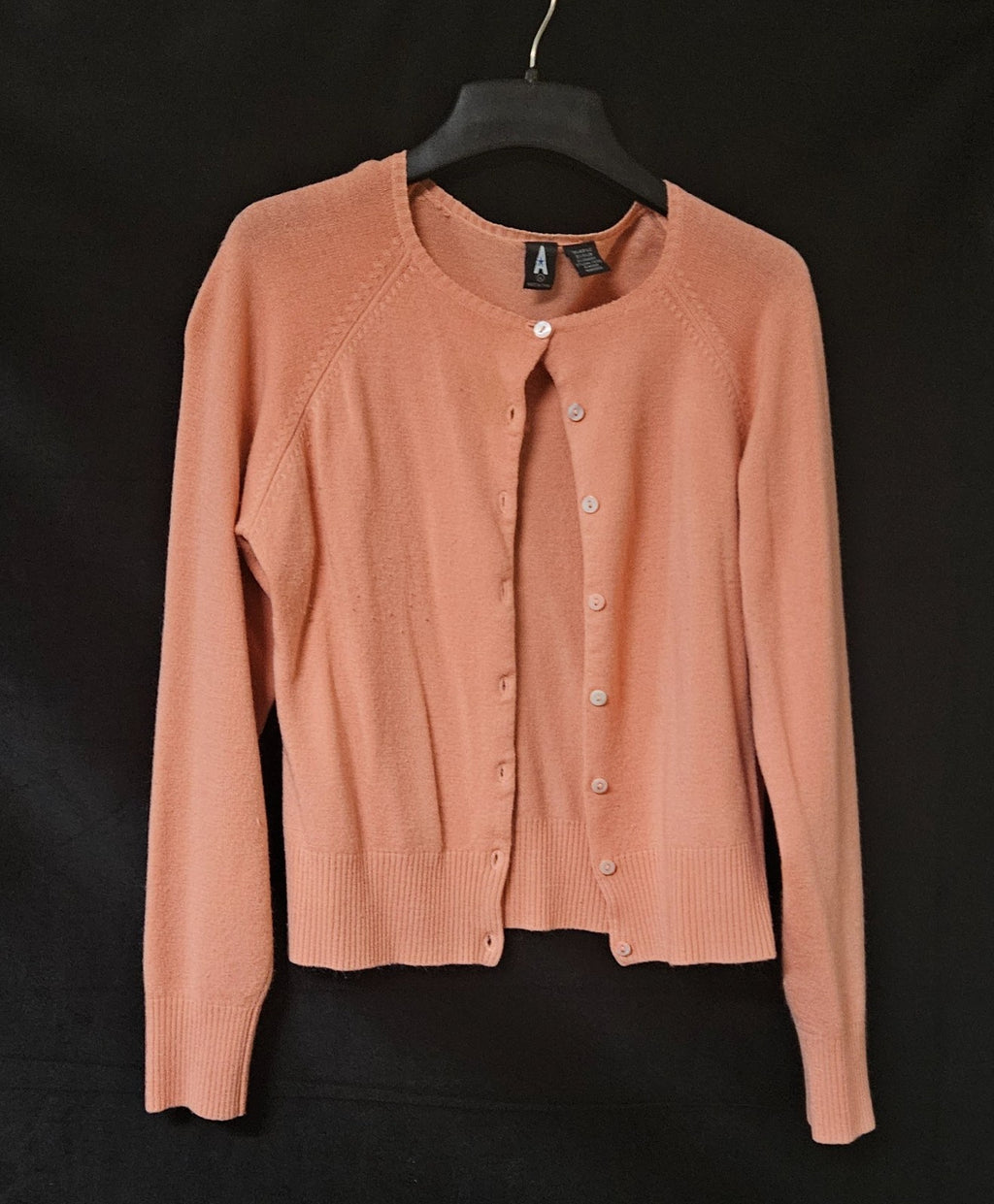 Women's A* Brand Peach Cardigan Size XL