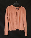 Women's A* Brand Peach Cardigan Size XL