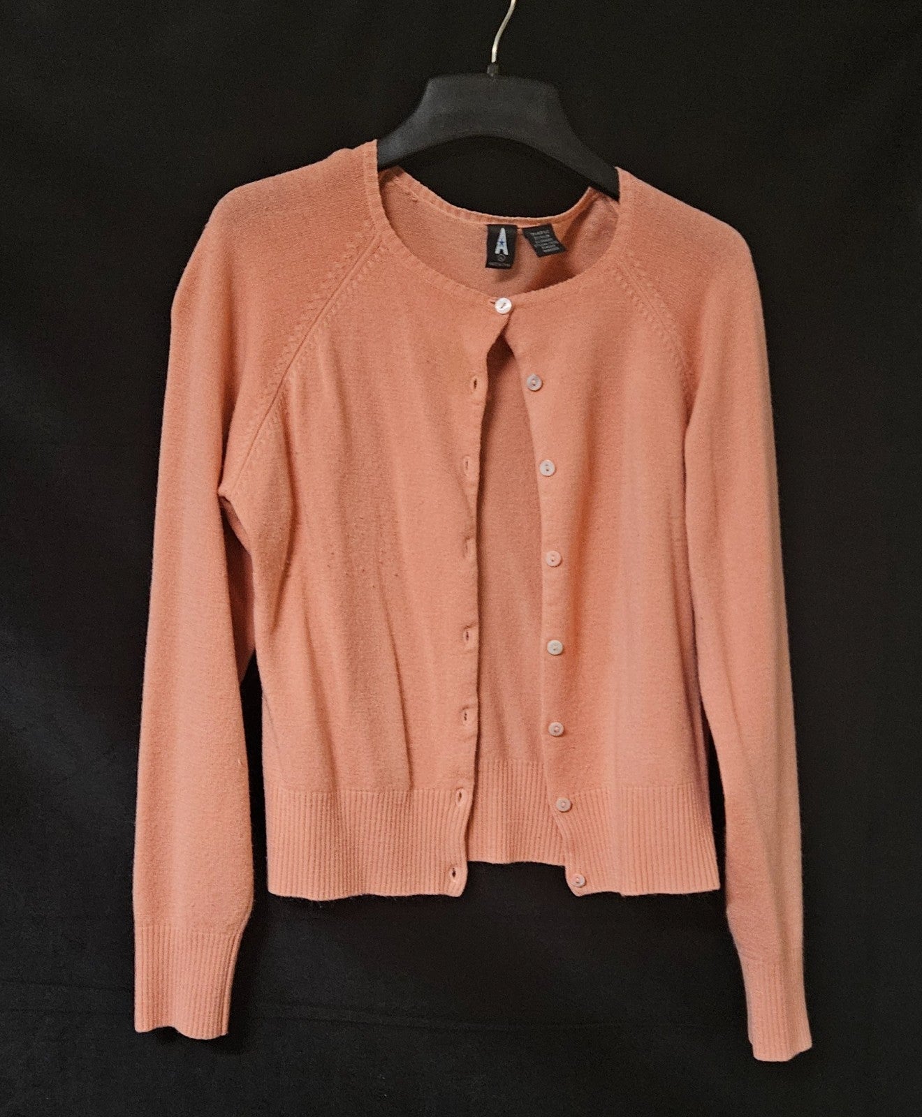 Women's A* Brand Peach Cardigan Size XL