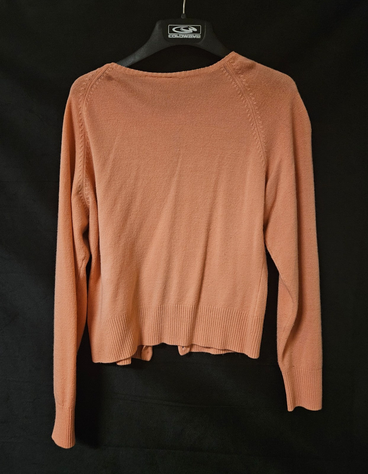 Women's A* Brand Peach Cardigan Size XL