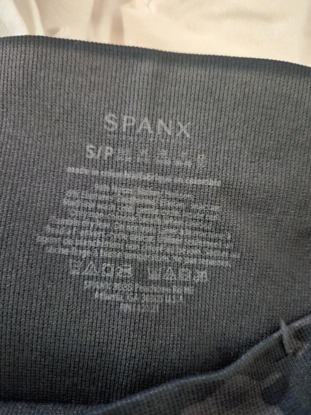 Spanx Women's S Black/ Purple Camo Leggings Compression Athletic
