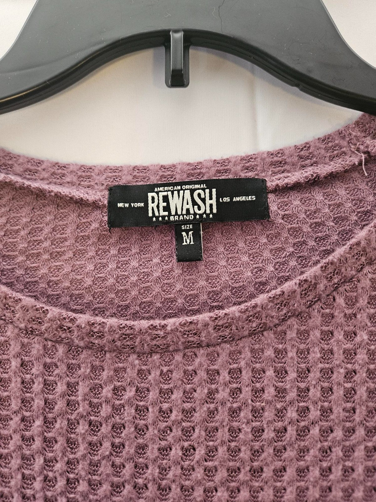 Women's Plum Color Rewash Sweater Size Medium
