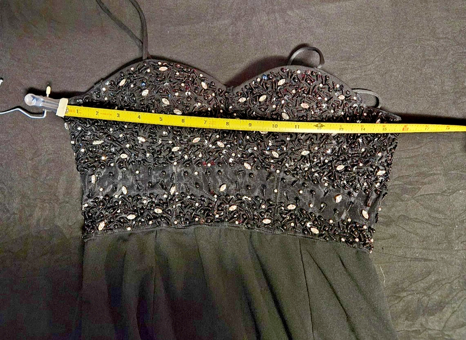 LULUS WOMEN L SHORT BLACK SEQUIN TOP DRESS FORMAL/COCKTAIL NWT