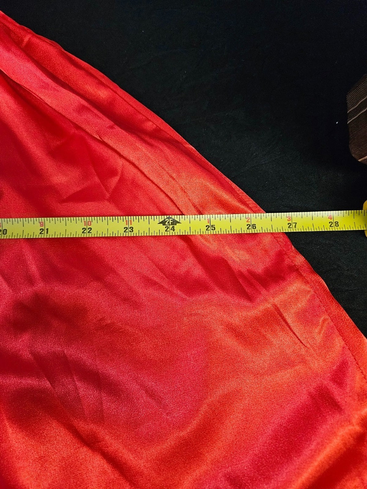 FORMAL WEAR WOMEN S RED SATIN BABYDOLL GOWN SHORT SIZE XS WILL FIT SMALL