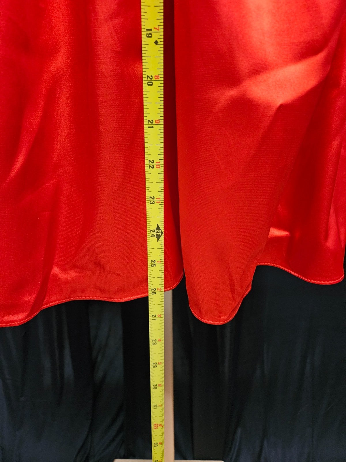 FORMAL WEAR WOMEN S RED SATIN BABYDOLL GOWN SHORT SIZE XS WILL FIT SMALL