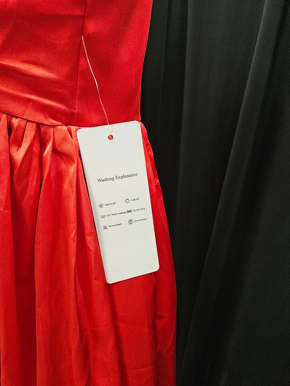 FORMAL WEAR WOMEN S RED SATIN BABYDOLL GOWN SHORT SIZE XS WILL FIT SMALL