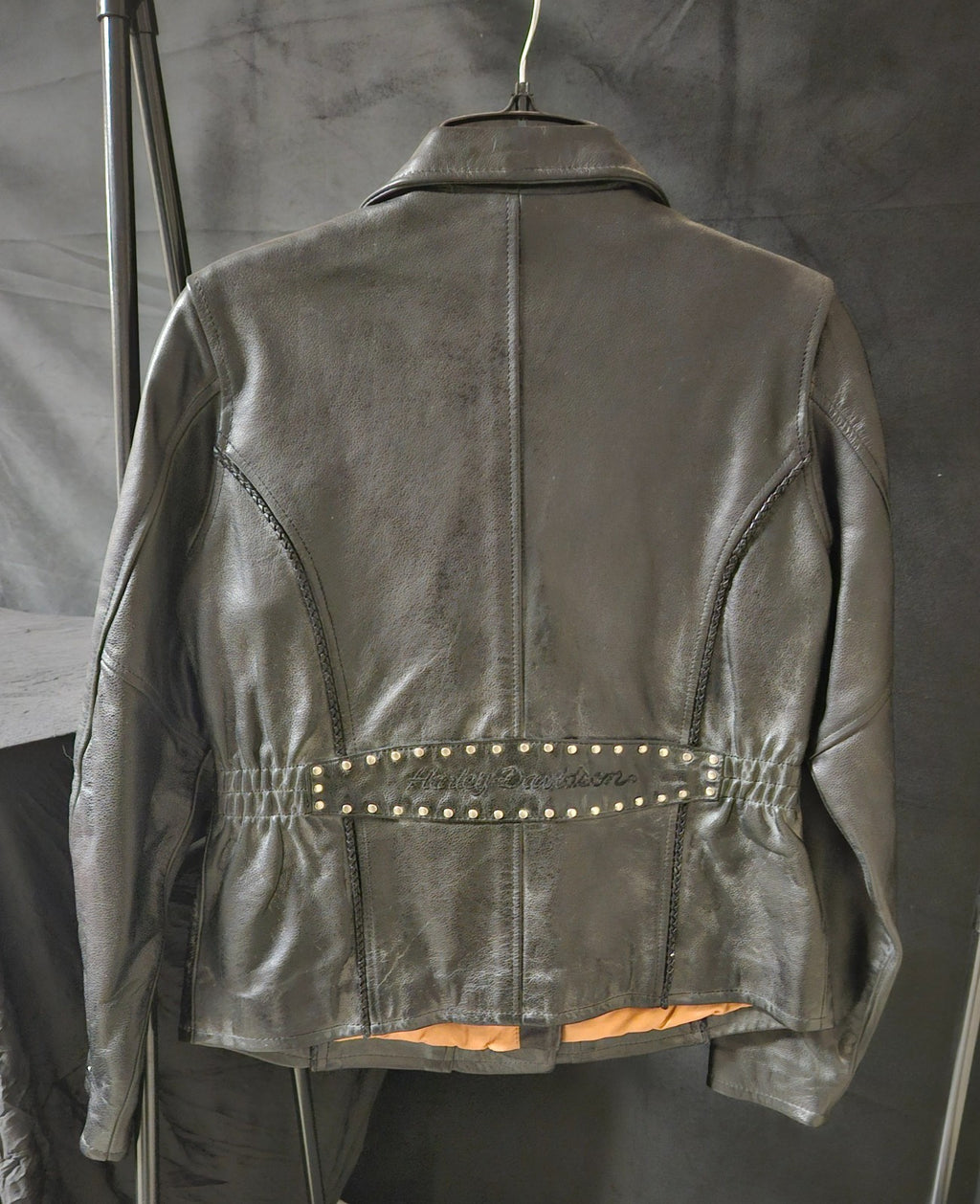 harley davidson leather jacket 2XL Youth, Small Women NWT
