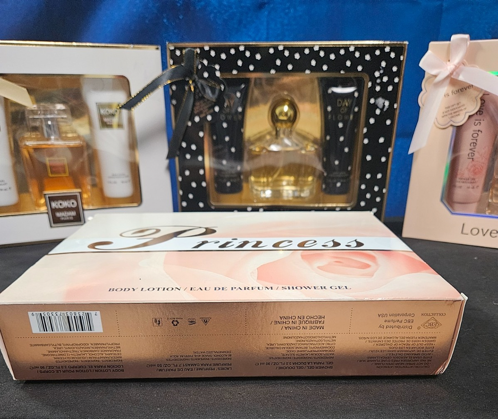 PRINCESS  LOTION, EAU DE PARFUM, SHOWER GEL SET