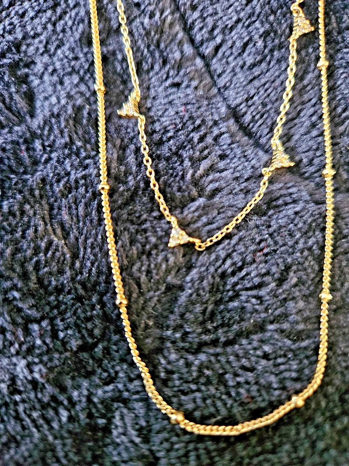 SILVER ADDICTION WOMEN'S 14k GOLD OVER SILVER 18in. DOUBLE LINK CHAIN NECKLACE