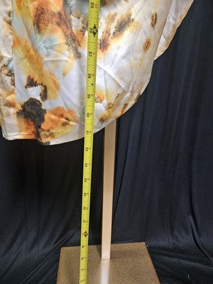 Illusion Tye Dye Midi Dress Ruched & Slit Cider XL