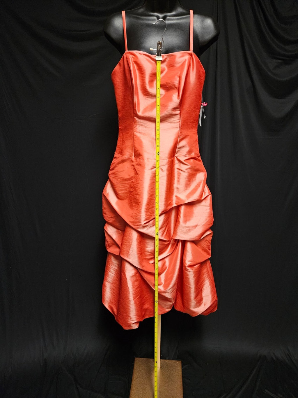 WOMEN'S DAVINCI SIZE 10 WATERMELON FORMAL PROM COCKTAIL GOWN NWT REMOVABLE STRAP