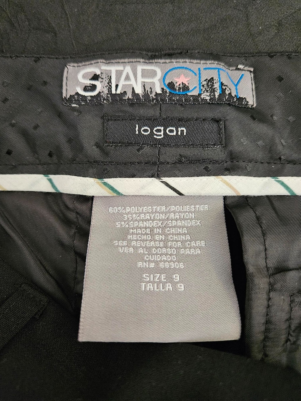 Women's Star City black dress pant Size 9