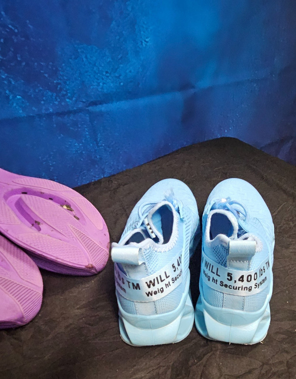 WOMEN'S SIZE 6 TENNER SHOE BUNDLE PURPLE, AQUA KNIT, BREATHABLE, RUNNING/WALKING