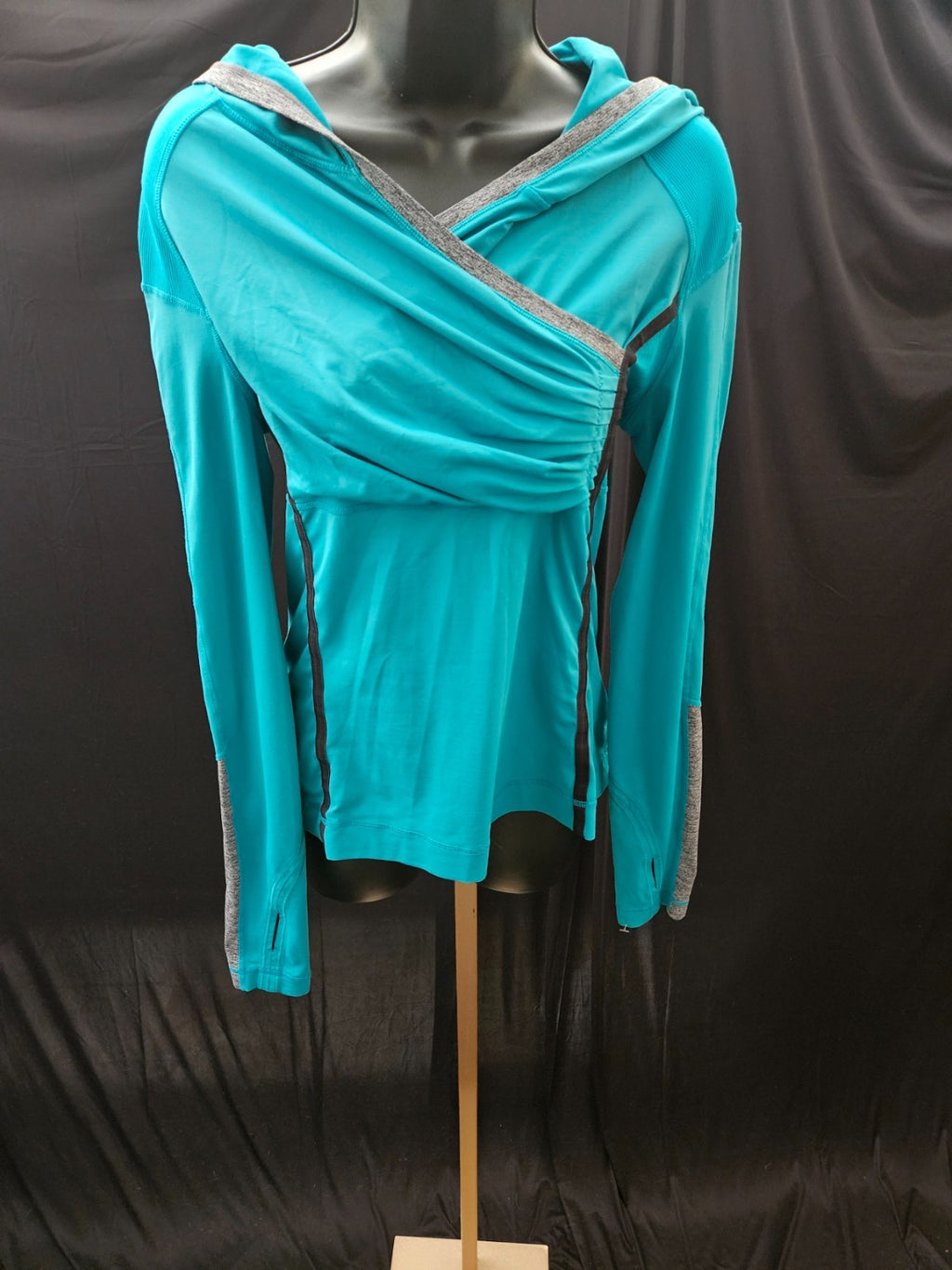LULULEMON Hoodie Run For Your Life Pullover Oasis Deep Teal Active Women's 8