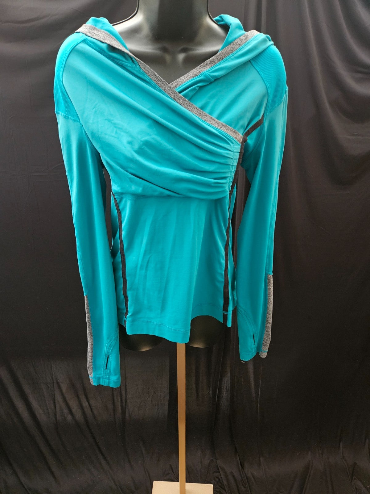 LULULEMON Hoodie Run For Your Life Pullover Oasis Deep Teal Active Women's 8