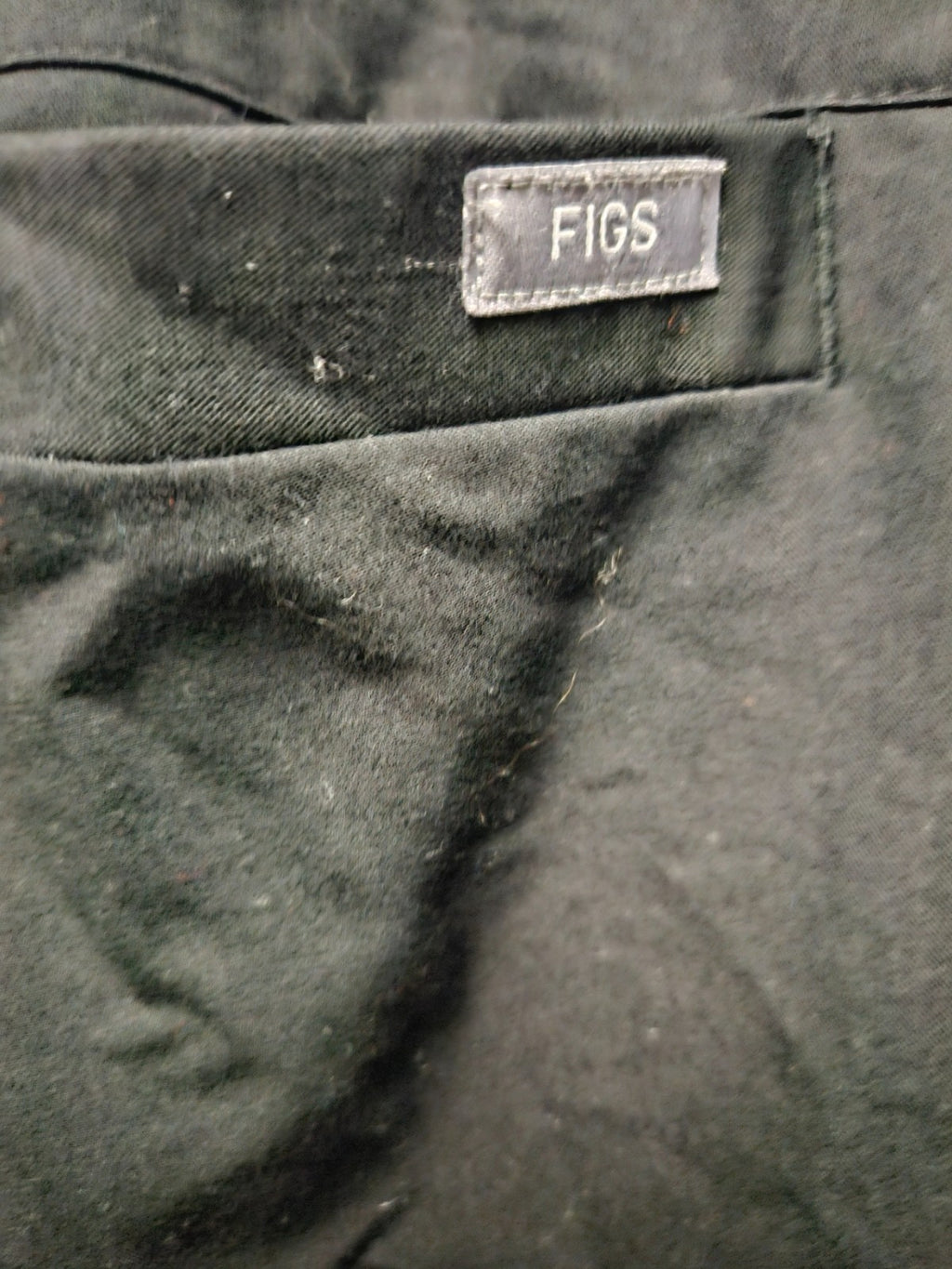 UNISEX FIGS XXL BLACK SCRUB JOGGERS