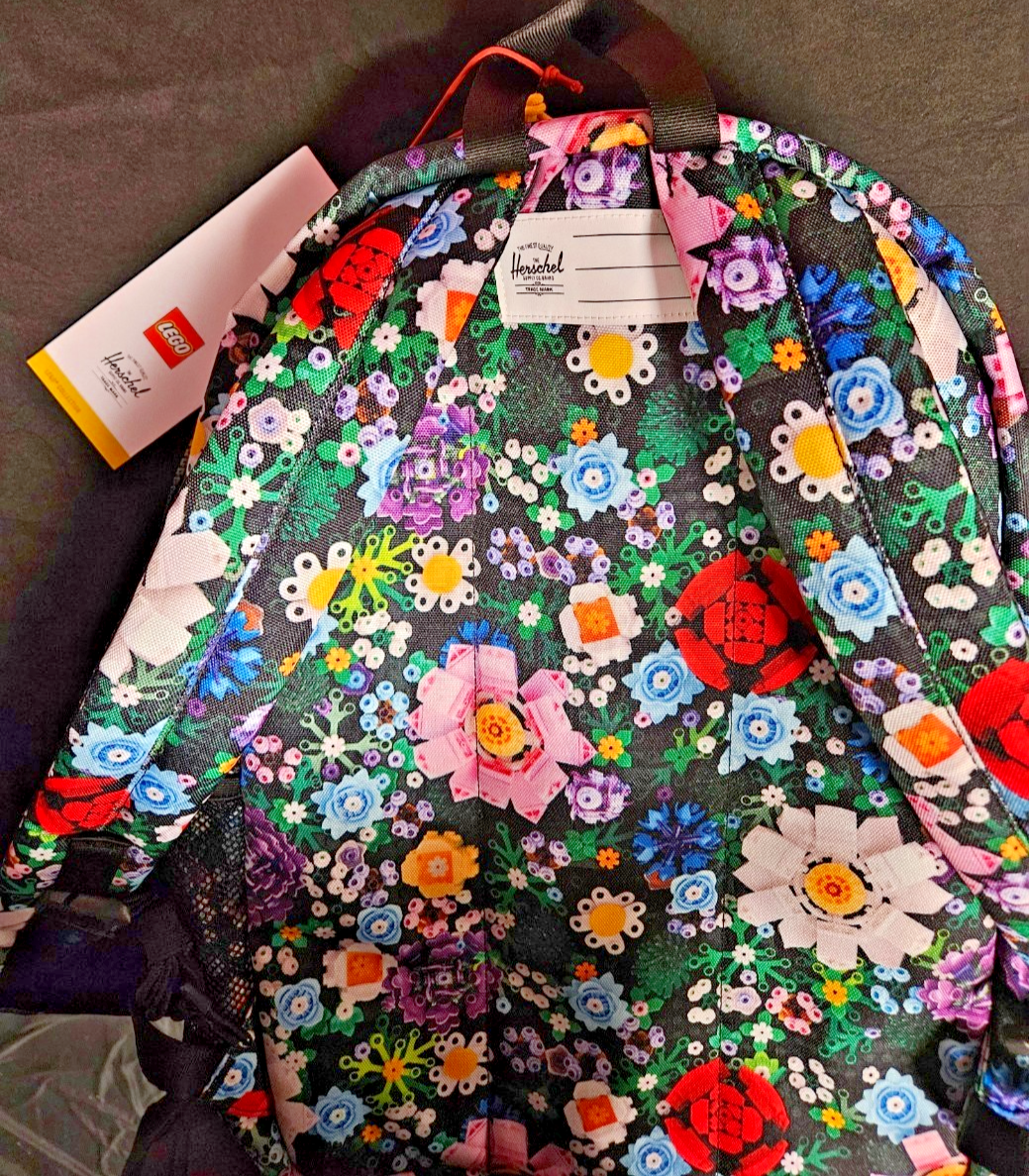 HERSCHEL SUPPLY LEGO FLORAL GARDEN BACKPACK NWT