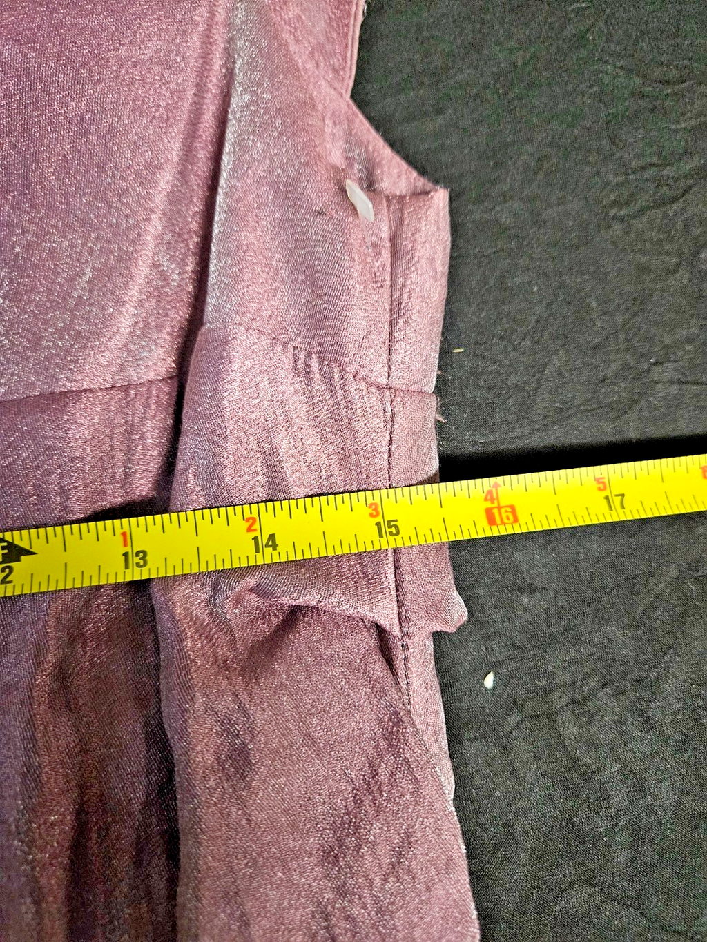 SIZE 10P SUZI CHIN FOR MAGGY BOUTIQUE PURPLE/METALLIC COCKTAIL ROUCHED DRESS