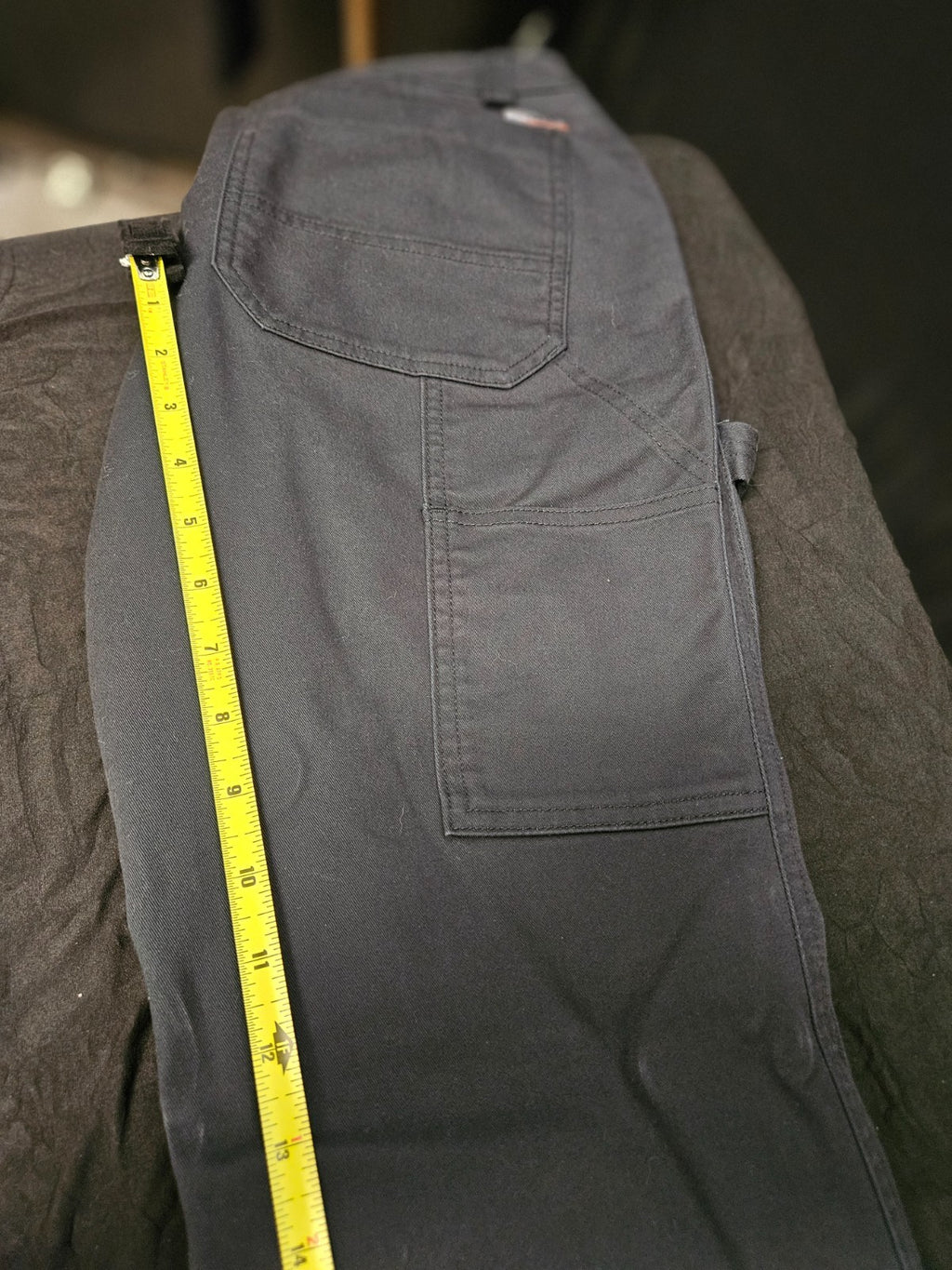 WOMEN'S SIZE 8 SHORT 40 GRIT BLACK CARGO WORK PANTS NWOT