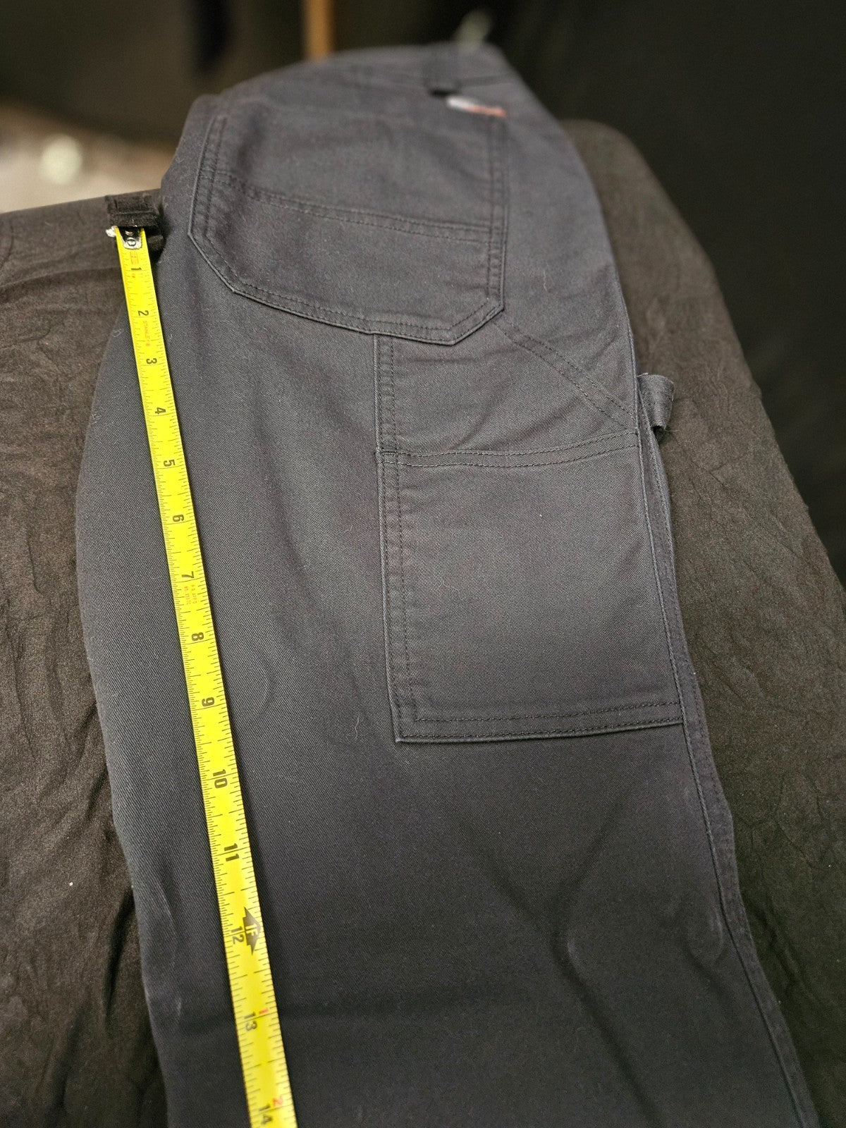 WOMEN'S SIZE 8 SHORT 40 GRIT BLACK CARGO WORK PANTS NWOT