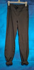 LULULEMON WIDE LEG JOGGERS ELASTIC AT ANKLES SIZE 6 BLACK