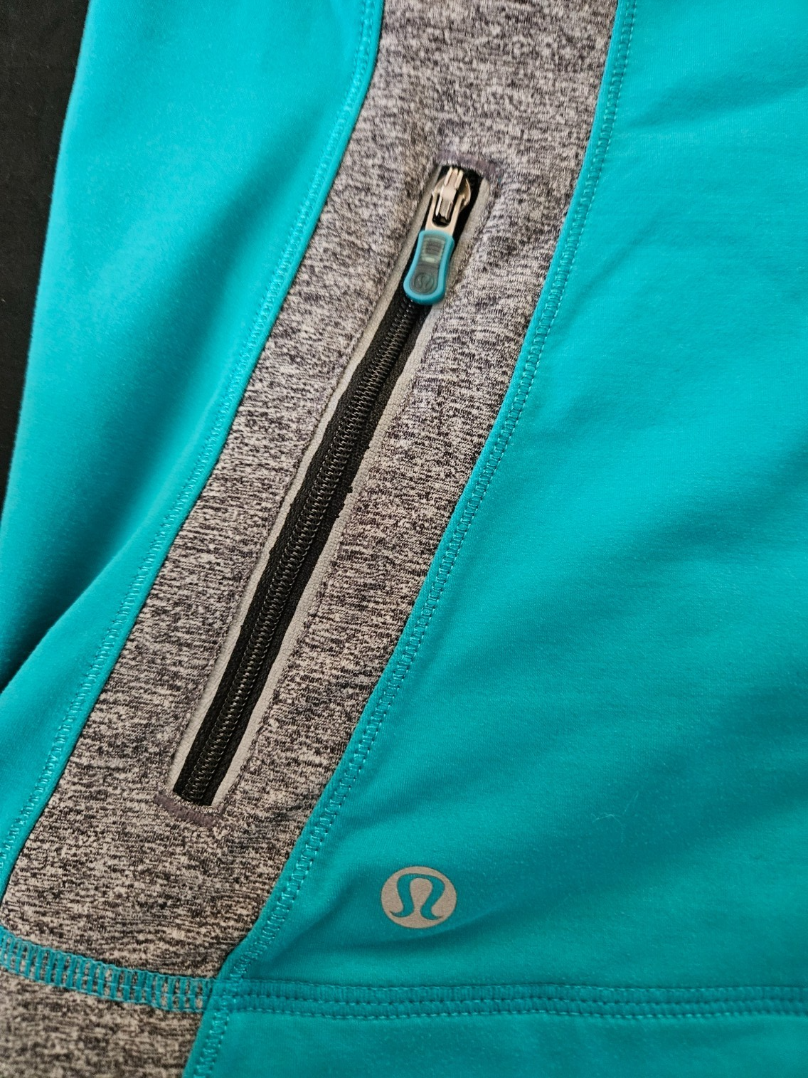 LULULEMON Hoodie Run For Your Life Pullover Oasis Deep Teal Active Women's 8