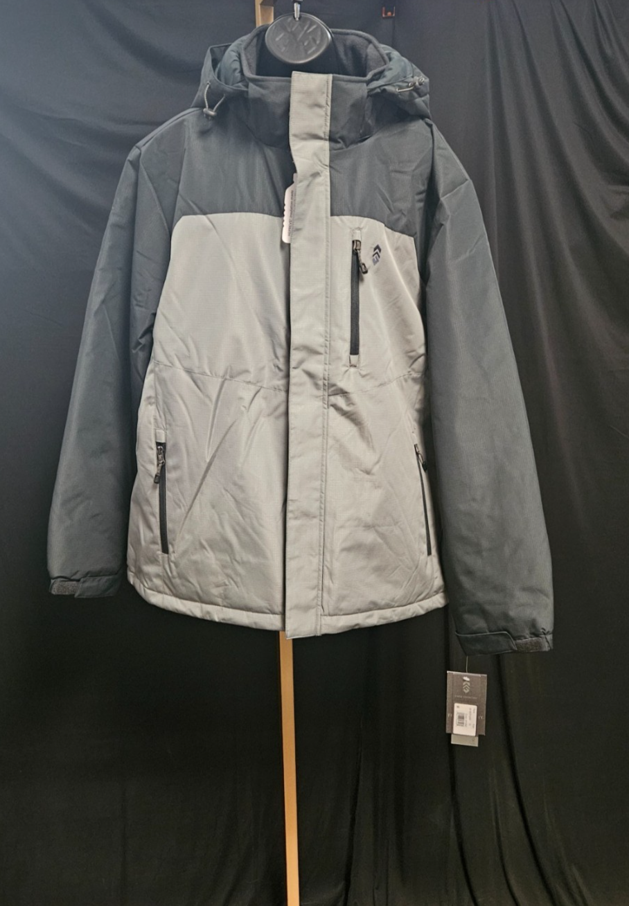 FREE COUNTRY REPREVE MENS HOODED WINTER JACKET XL STONE NWT