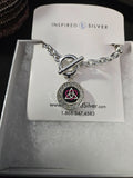 INSPIRED SILVER CELTIC THEMED NECKLACE STERLING SILVER
