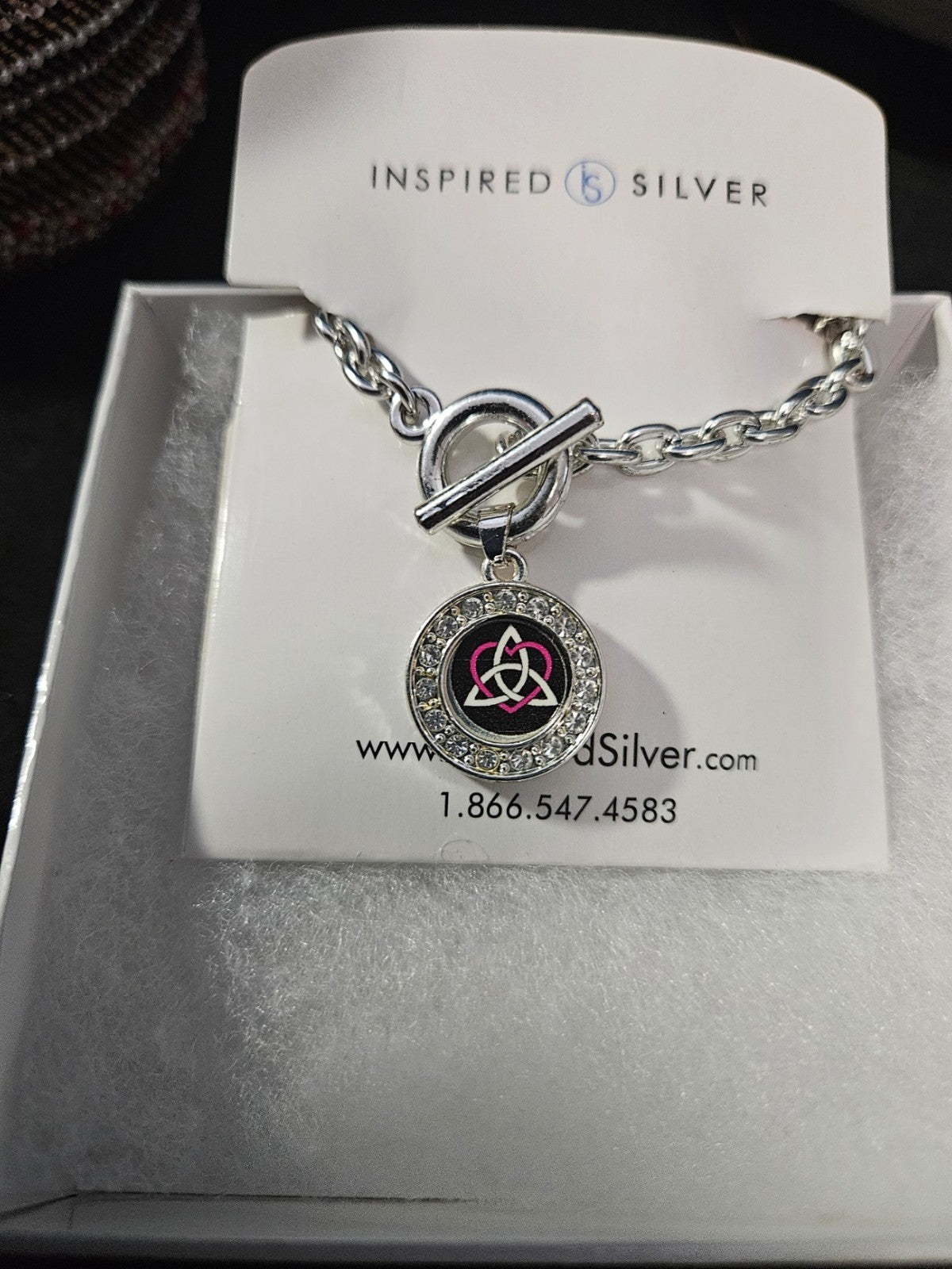 INSPIRED SILVER CELTIC THEMED NECKLACE STERLING SILVER