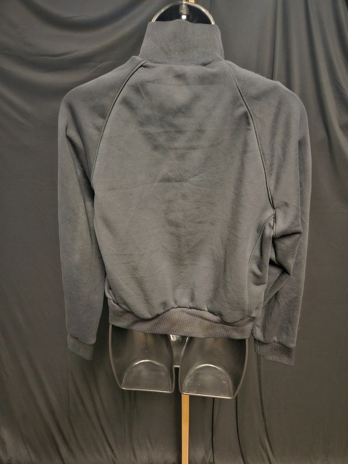 SKIMS/NIKE BLACK MATTE TRICOT CROP ZIP UP JACKET NWOT SZ M