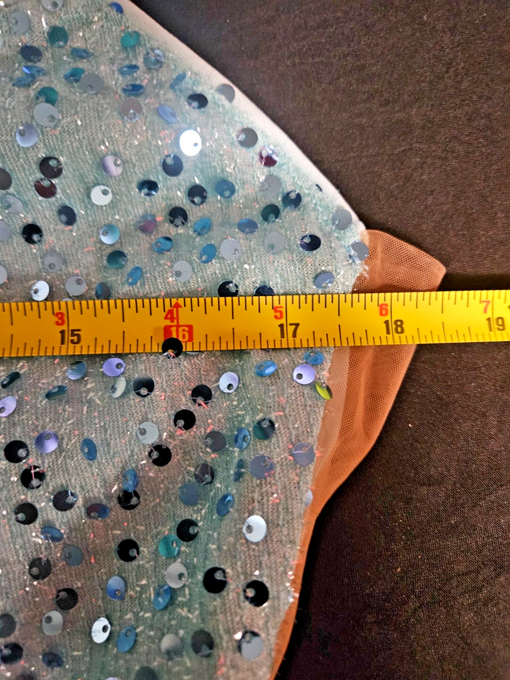 SIZE M 8/10 LIGHT BLUE SEQUIN, ZIP, FRONT SLIT FLOOR LENGTH GOWN PROM/FORMAL NWO
