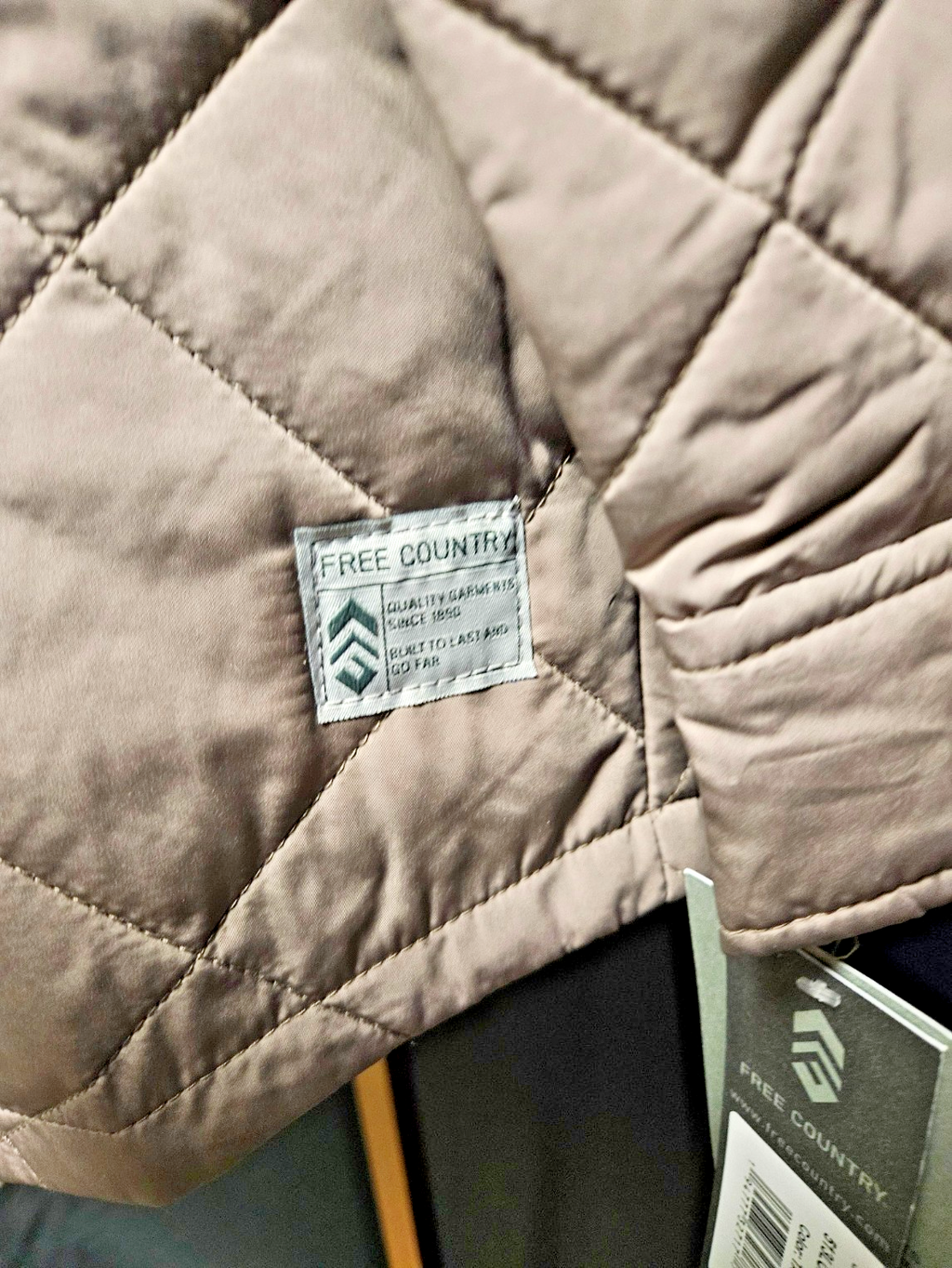 FREE COUNTRY WOMEN'S SIZE M TAUPE CHILL TRAILBLAZER QUILTED SHACKET NWT