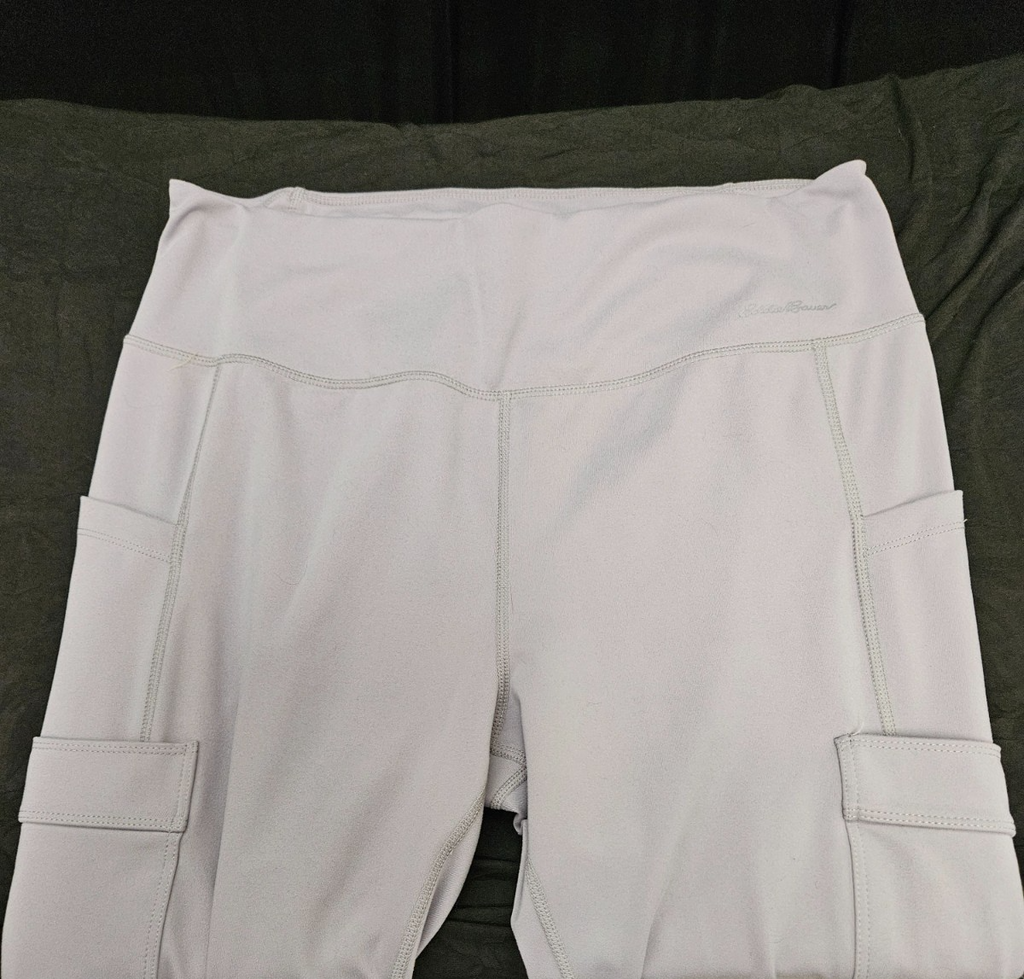 WOMEN'S SIZE M & L 3 pr ACTIVE LEGGING BUNDLE EDDIE BAUER, 90 DEG, GOOD CONDITIO