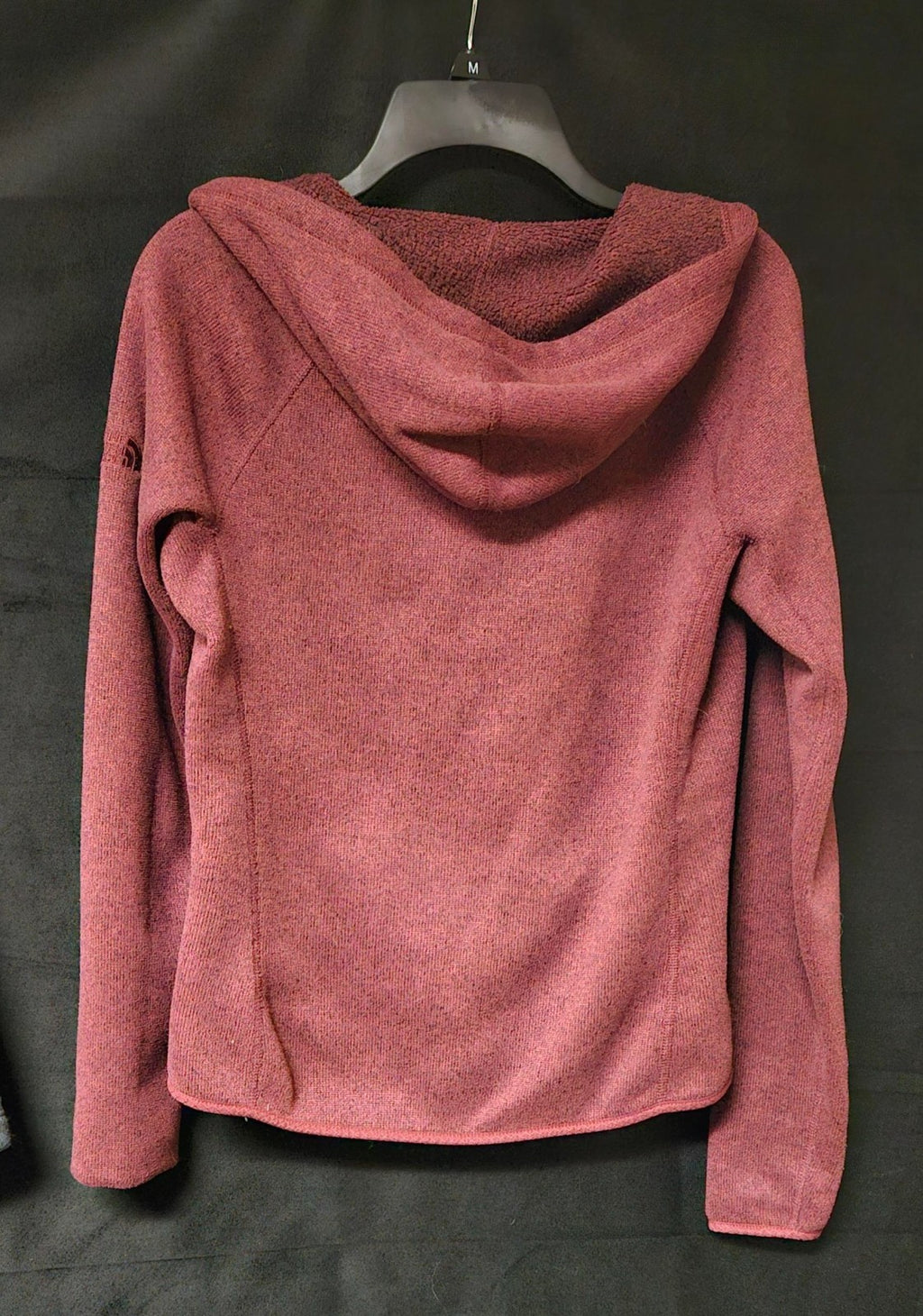 The North Face Women’s Fleece Hooded Pullover Sweater Hood Maroon Size Medium