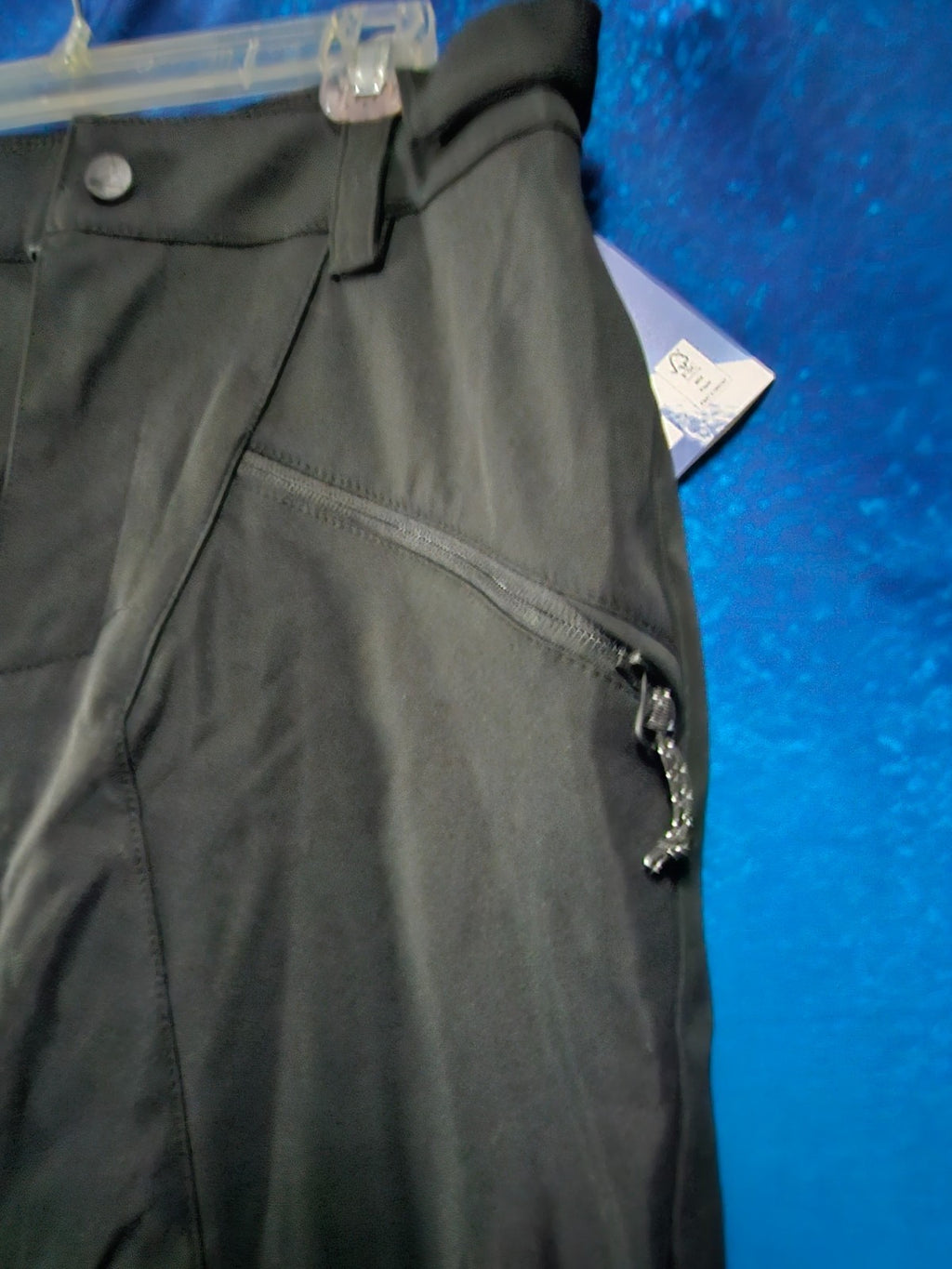 MEN S SIZE M WATER RESISTANT FLEECE LINED SNO PANTS BLACK
