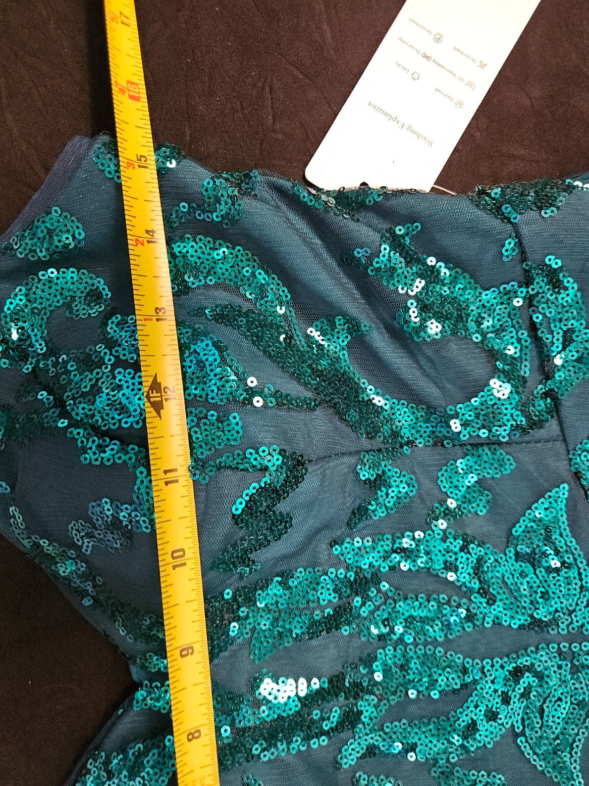 FAERIESTY TEAL/GREEN SEQUINED SHORT STRAPPY MINI DRESS SIZE SMALL NEW WITH TAGS