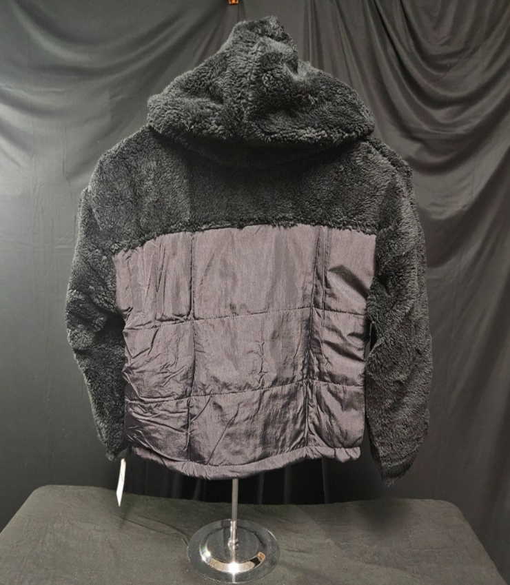 GIRLS SIZE XL  HURLEY VINSON FLEECE INSULATED BLACK JACKET NWT (155-159 cm)