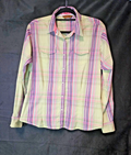 WRANGLER (AURA) WOMENS WESTERN SNAP BUTTON UP SHIRT SIZE XL