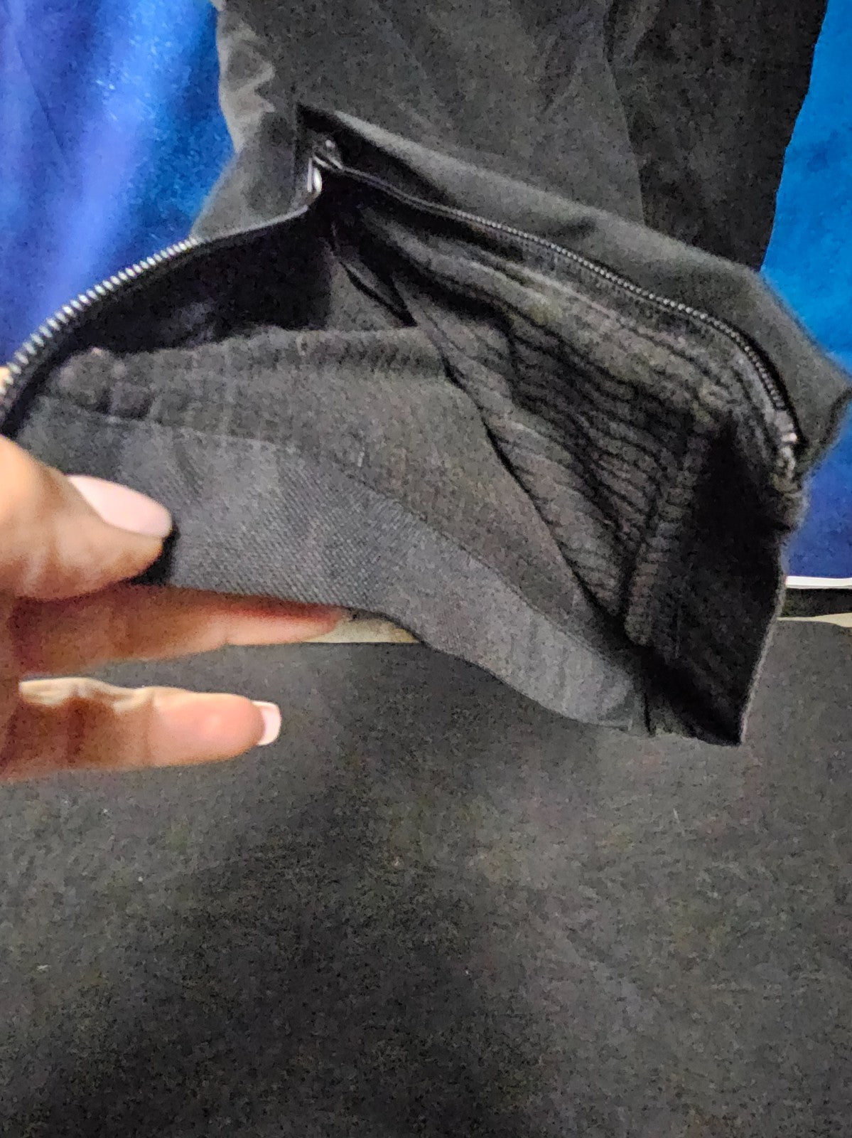 MEN S SIZE M WATER RESISTANT FLEECE LINED SNO PANTS BLACK